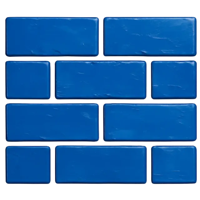 Blue Brick Wall