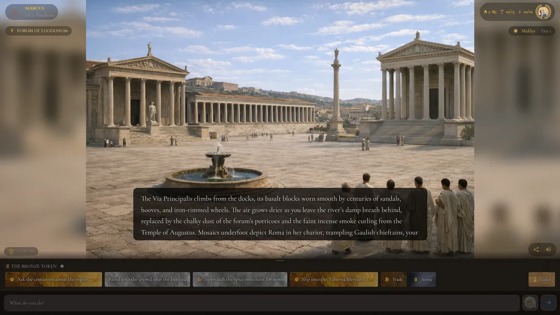 Legio Aeterna on desktop