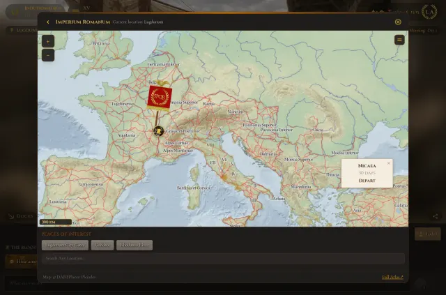 Empire map